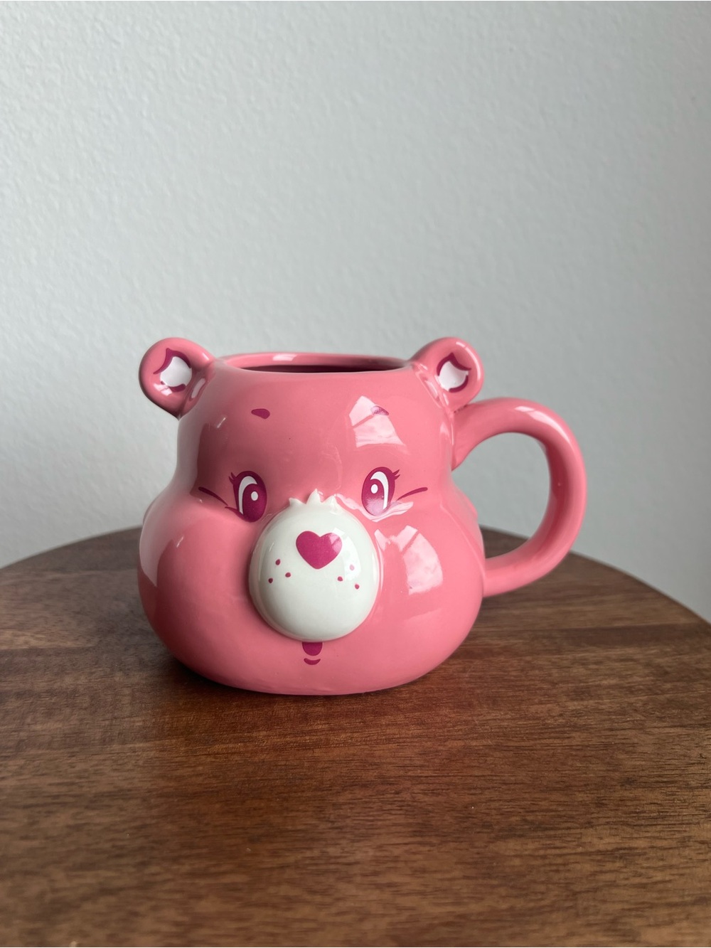 New Pink Ceramic Care Bear Mug